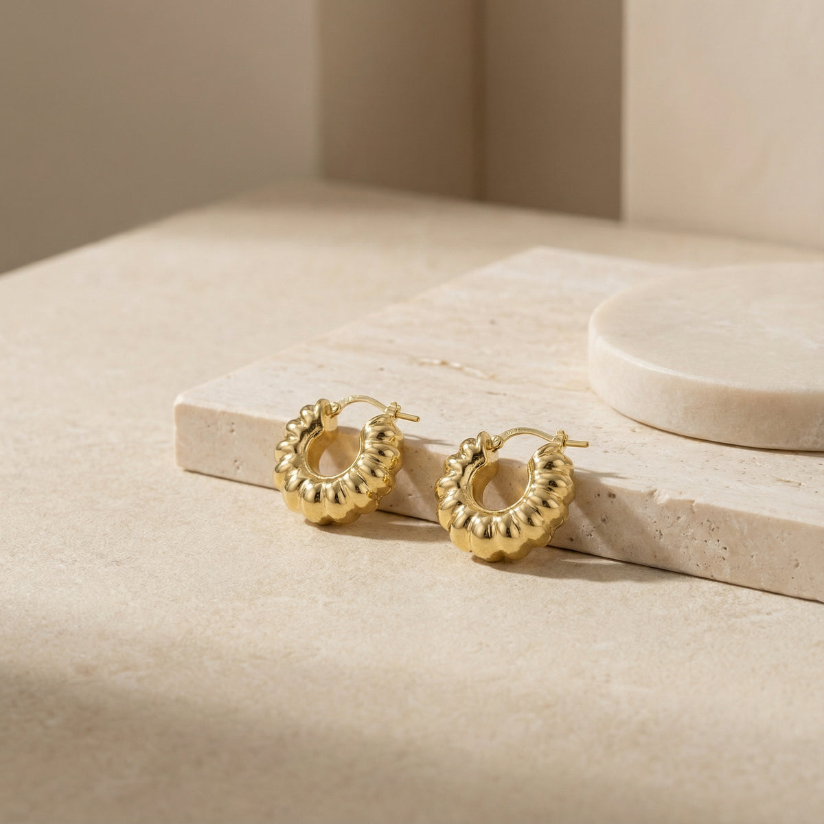 Elo Earrings – Gold-plated